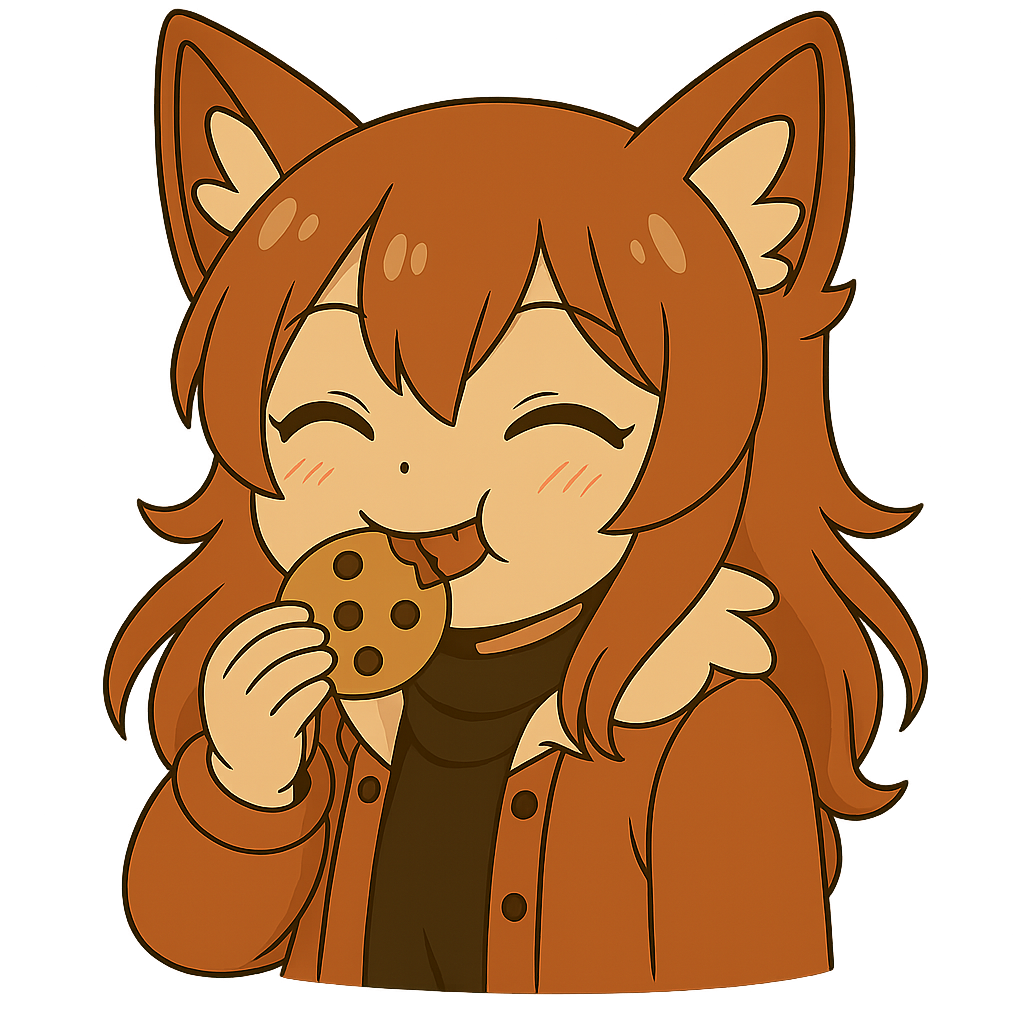 OC eating cookie